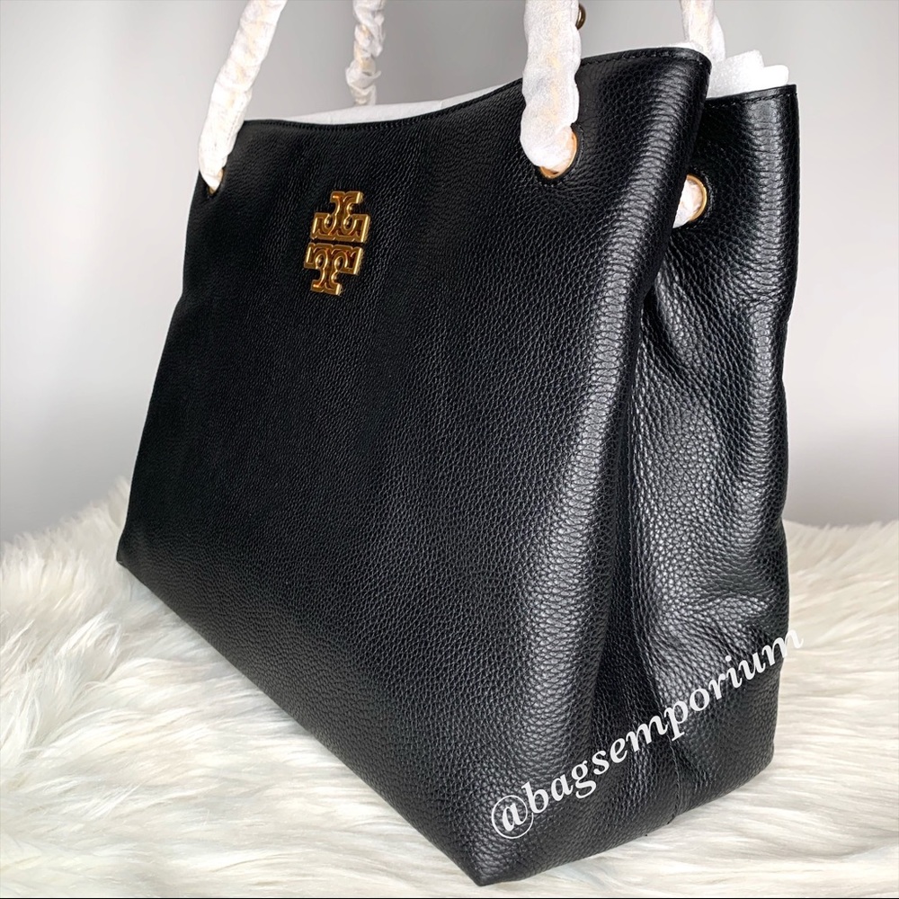 Tory Burch Triple Compartment Black Leather Purse - Picture 8 of 15